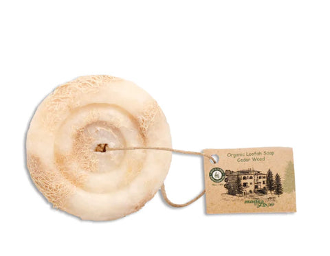 Herbal Soap Cedar with Loofah – 70g