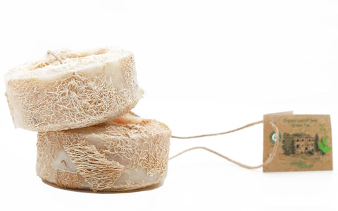 Herbal Soap Green Tea with Loofah – 70g