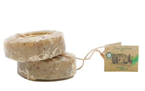 Herbal Soap Wild Mint with Loofah – 70g