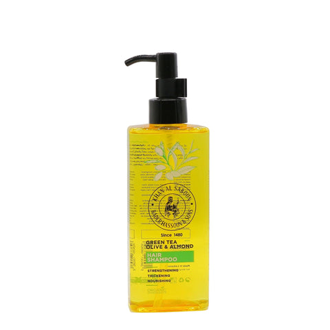 Hair Nourishment Shampoo (Green Tea, Olive and Almond) – 250 ml