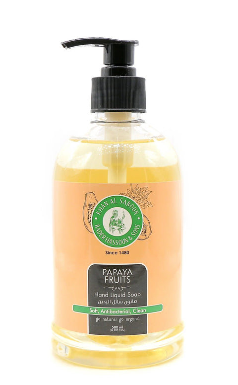 Fruity Papaya Liquid Soap – 500 ml